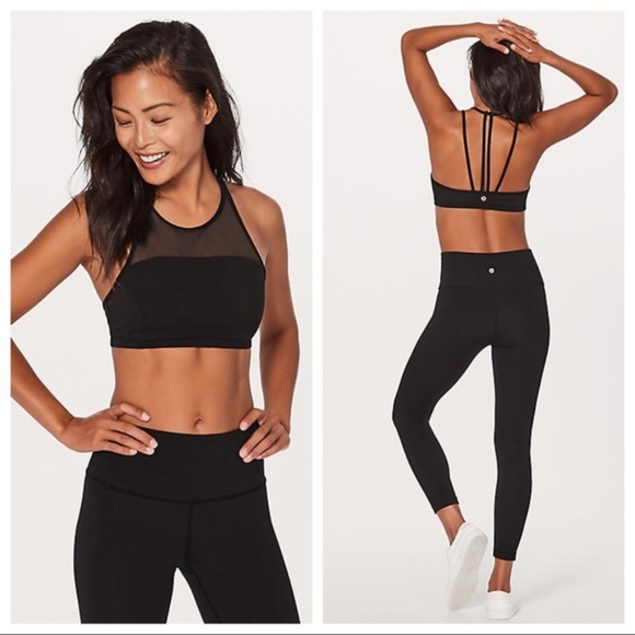 lululemon athletica Other - LULULEMON Get Set Bra Black Strappy {P50}